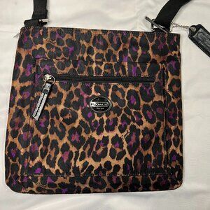 Coach Leopard Print crossbody bag